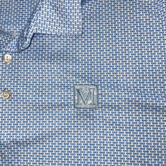 Peter Millar Polo Shirt Mens XXL Summer Comfort Cocktail Performance Golf Casual - Picture 4 of 11